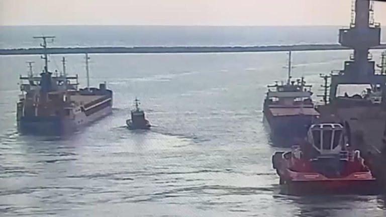 Silivri’de batan geminin İskenderun’dan çıkış görüntüsüne ulaşıldı